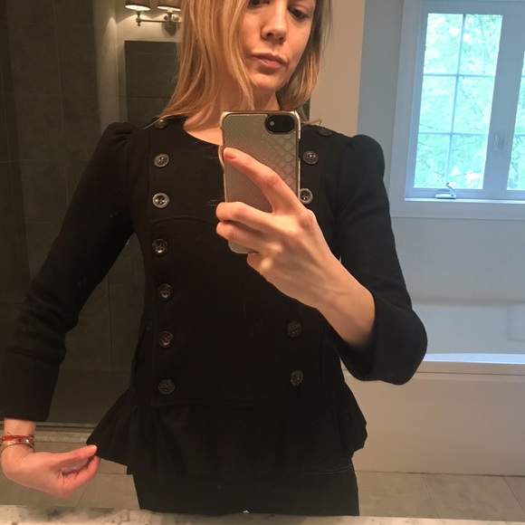 Marc By Marc Jacobs Jackets & Blazers - Marc By Marc Jacobs Black Double breasted Coat XS